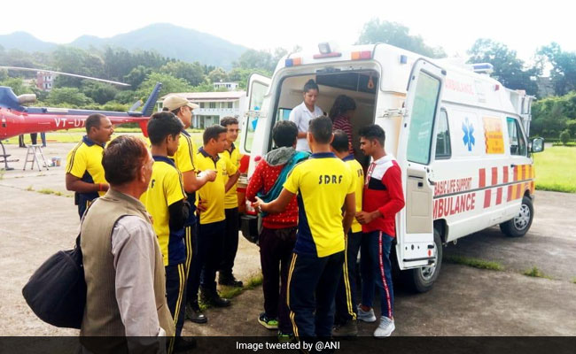 2 Pregnant Women Rescued In Chopper From Flood-Hit Uttarakhand