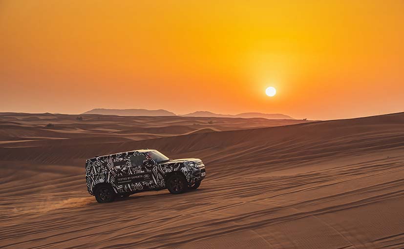 2020 Land Rover Defender Tested In The Sand Dunes Of UAE