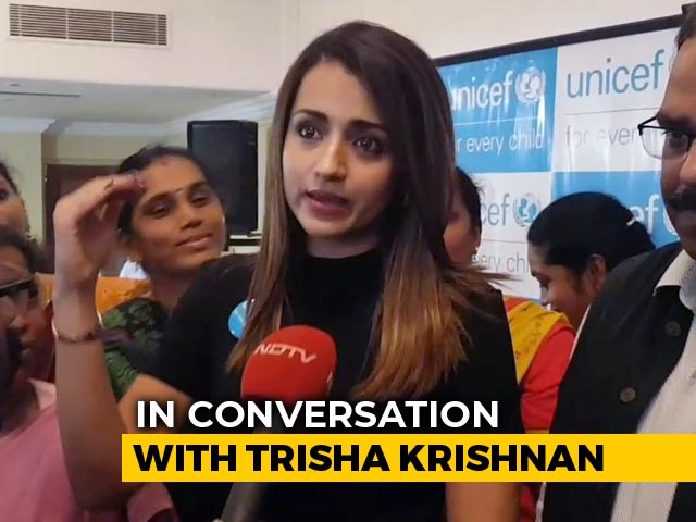 Plight Of Children In Jammu And Kashmir "Worrying": Actor Trisha Krishnan