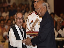 Pranab Mukherjee Receives Bharat Ratna, India's Highest Civilian Award Pranab Mukherjee Receives Bharat Ratna, India's Highest Civilian Award