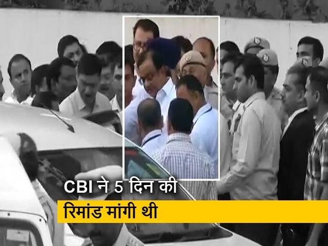 INX मीडिया मामला : चिदंबरम को 2 सितंबर तक CBI रिमांड पर भेजा गया