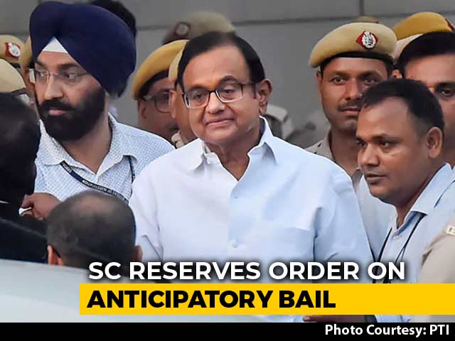Decision On P Chidambaram's Plea For Protection From Arrest Next Week