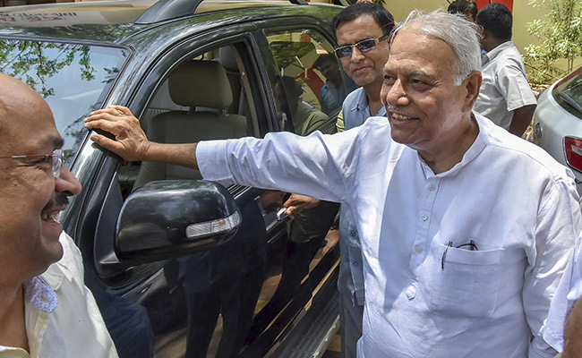 Yashwant Sinha Joins Push For Pegasus Probe In Supreme Court