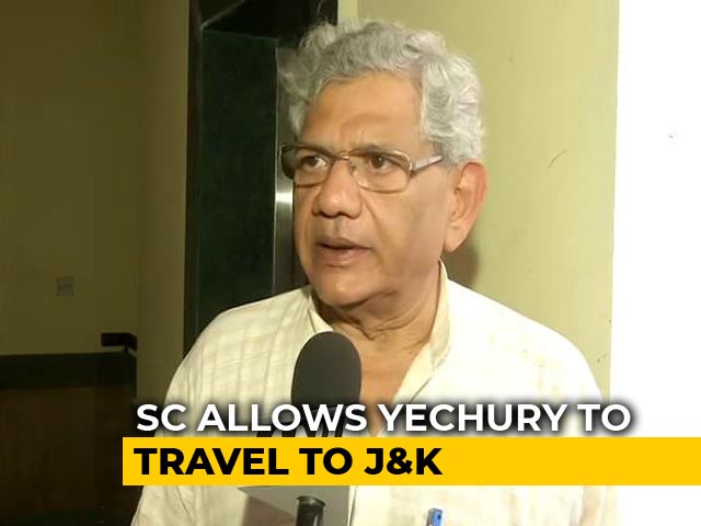 Sitaram Yechury, Kashmiri Student Allowed By Supreme Court To Go To J&K