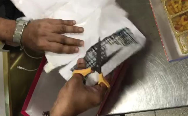 3 Crores In Saudi Currency Found Hidden In Sweet Box At Hyderabad Airport