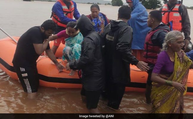 5 Navy Teams Mobilised For Flood-Hit Districts Of Maharashtra