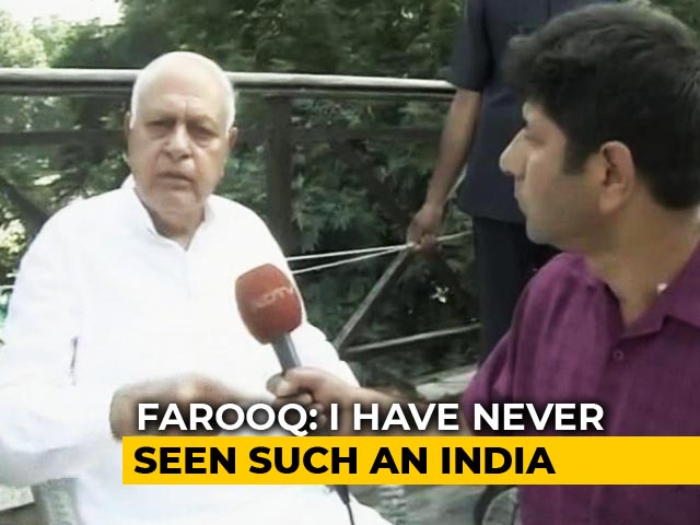 "Was Detained At Home, Home Minister Lying": Farooq Abdullah Breaks Down