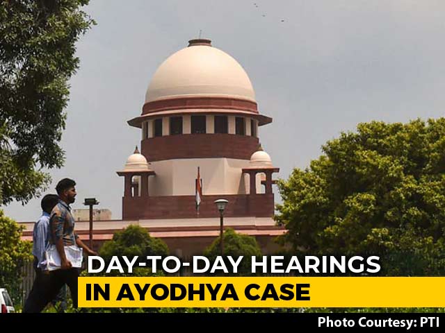 Supreme Court Begins Daily Hearings On Ayodhya Title Suit