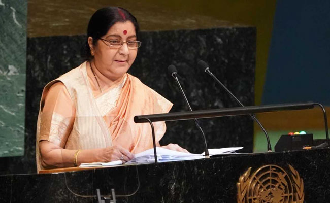 Former External Affairs Minister Sushma Swaraj Awarded Padma Vibhushan Posthumously