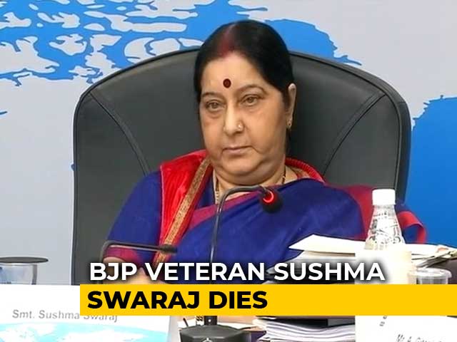 Sushma Swaraj, BJP Veteran And Former Foreign Minister, Dies At 67