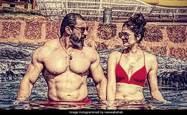 Pooja Batra And Nawab Shah Are Painting Instagram Red With This Pool Pic