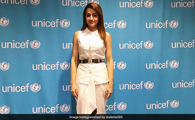Plight Of Children In Jammu And Kashmir "Worrying": Actor Trisha Krishnan
