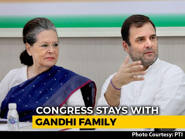 Sonia Gandhi Back As Congress Chief For Now After 12-Hour Meet
