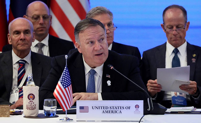 Mike Pompeo Says US Not Asking ASEAN Allies To "Choose" On China