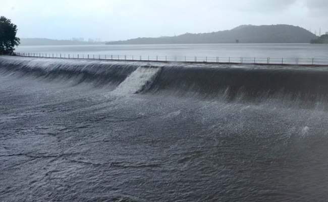 Fourth Mumbai Lake Begins To Overflow After Heavy Rainfall