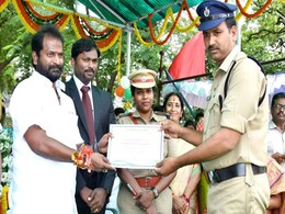 Telangana Cop Caught Taking Bribe Day After Getting Best Constable Award Telangana Cop Caught Taking Bribe Day After Getting Best Constable Award