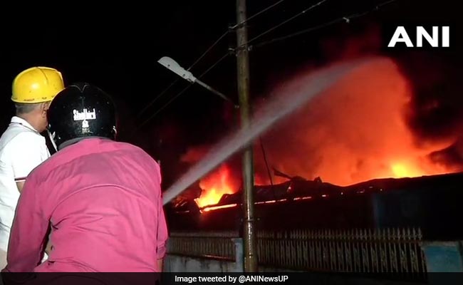 Hundreds Of Oil Drums Catch Fire At Warehouse In Greater Noida