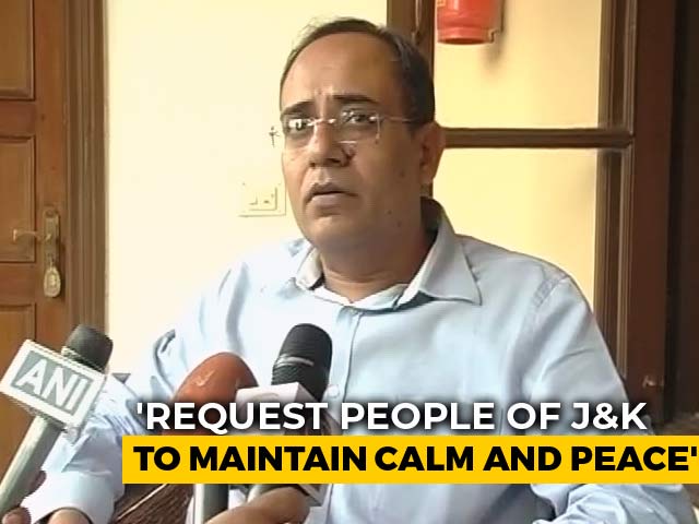 "Valley Has Over 3 Months' Food Supply": Official After Article 370 Move