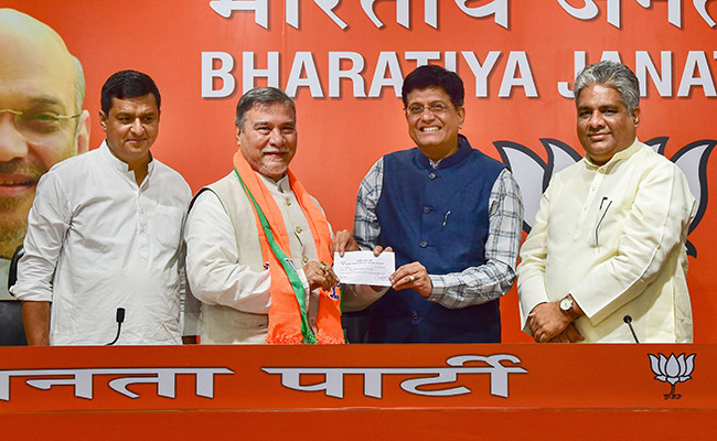 Former Congress Rajya Sabha Chief Whip Bhubaneshwar Kalita Joins BJP