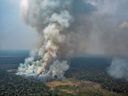 Warplanes Dump Water On Amazon As Brazil Military Begins Fighting Fires Warplanes Dump Water On Amazon As Brazil Military Begins Fighting Fires