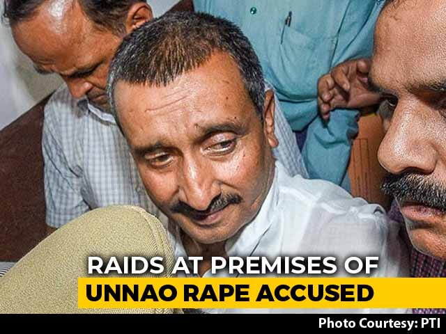 Unnao Rape Accused Kuldeep Sengar's Premises Raided By CBI