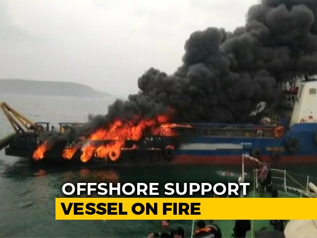 1 Missing, 28 Rescued After Fire On Coast Guard Ship Off Andhra Coast