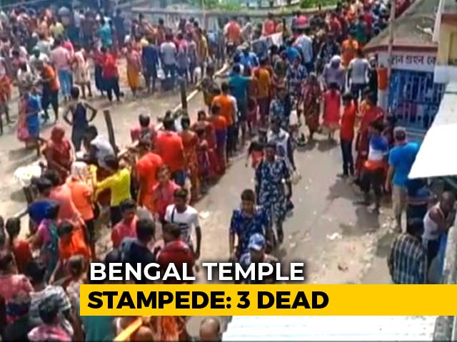 Three Dead, More Than 20 Injured In Stampede At Temple Near Kolkata
