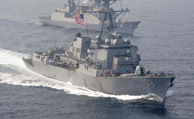 US Warship Sails In South China Sea Amid Trade Tensions