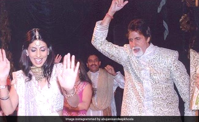 Oh, Nothing. Just Amitabh Bachchan And Shweta Dancing At Aishwarya And Abhishek's Wedding