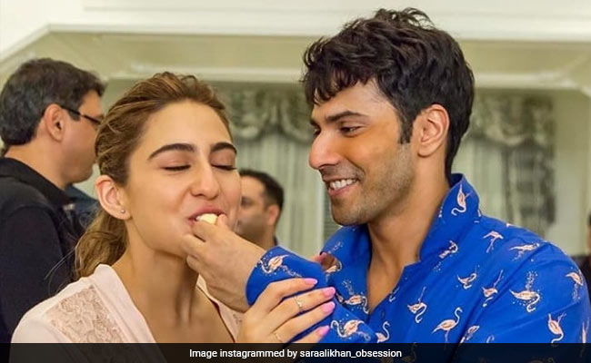 On Sara Ali Khan's Birthday, Pyjama Party On The Sets Of <i>Coolie No 1</i> With Varun Dhawan