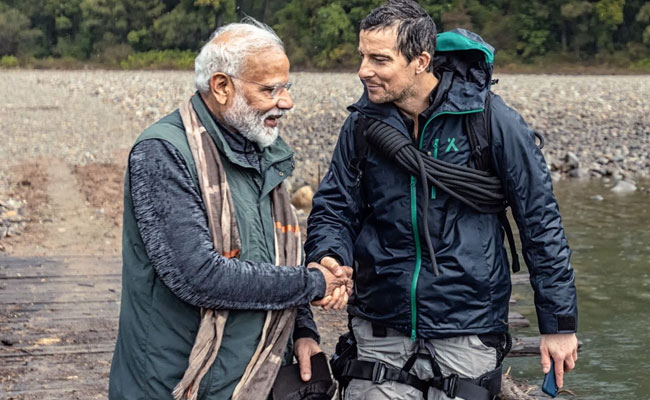 Bear Grylls Doesn't Know Hindi, But...: PM On How He Spoke To Adventurer