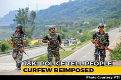 Restrictions Reimposed In Srinagar, Cops Ask People To Go Home: Sources Restrictions Reimposed In Srinagar, Cops Ask People To Go Home: Sources