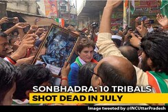 Priyanka Gandhi Visits UP Village Where 10 Were Killed In Shootout Priyanka Gandhi Visits UP Village Where 10 Were Killed In Shootout