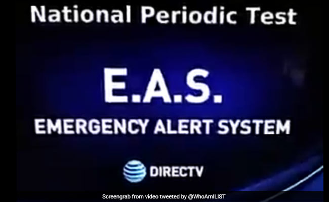 US Emergency Alert Test Hits TVs And Radios