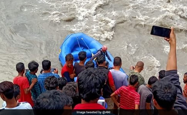 Flash Floods in Himachal Pradesh's Kullu After Cloudburst