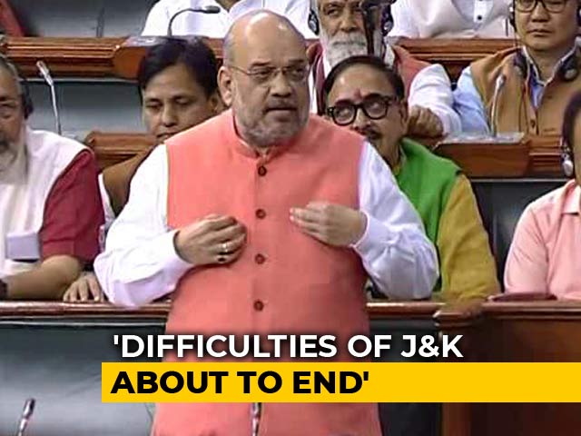 Article 370 Created Wall Between India And Kashmir, It Will Go: Amit Shah