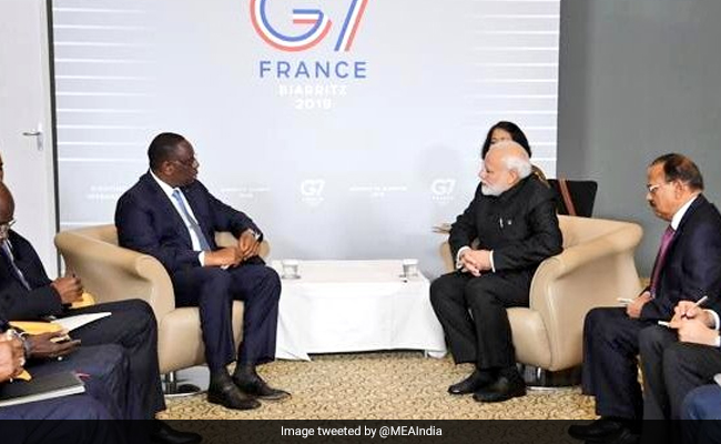 PM Modi Holds Bilateral Talks With Senegal President In France