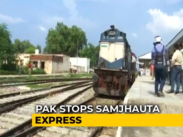 Samjhauta Express Stops At Wagah As Pak Crew Refuses To Go Further