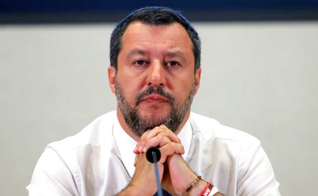 Italy's Matteo Salvini Says Government Is Finished, Wants Elections