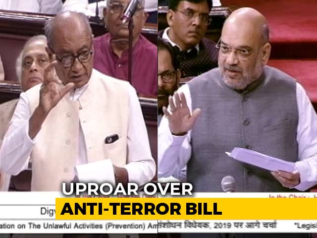 "Look At Your Past": Amit Shah, Digvijaya Singh Spar In Parliament