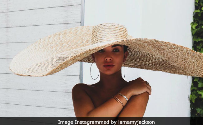 Amy Jackson, 33 Weeks Pregnant, Shares Striking Pic Of Baby Bump