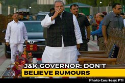 "Maintain Calm, Don't Believe Rumours": Governor To Kashmir Politicians "Maintain Calm, Don't Believe Rumours": Governor To Kashmir Politicians