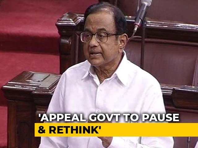 "Black Day In Constitutional History": P Chidambaram On Article 370 Scrapping