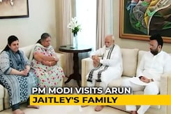 PM Visits Arun Jaitley's Home Hours After Return From 3-Nation Tour PM Visits Arun Jaitley's Home Hours After Return From 3-Nation Tour