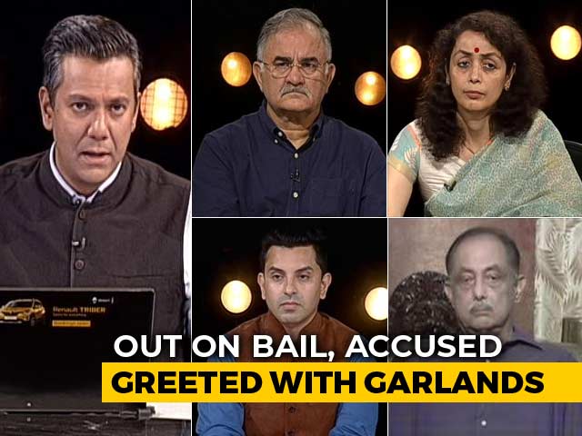 Men Accused In Cop Killing Case Garlanded. UP Government Says "No Big Deal"