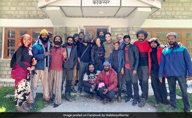 "Safe In Manali": Film Star Manju Warrier Shares Pic With Crew