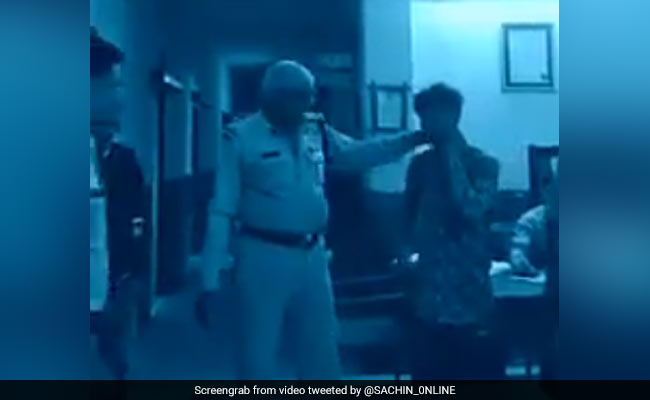 Madhya Pradesh Cop Suspended After Video Showing Misbehavior Goes Viral