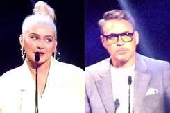 Robert Downey Jr & Christina Aguilera Honoured As Disney Legends Robert Downey Jr & Christina Aguilera Honoured As Disney Legends