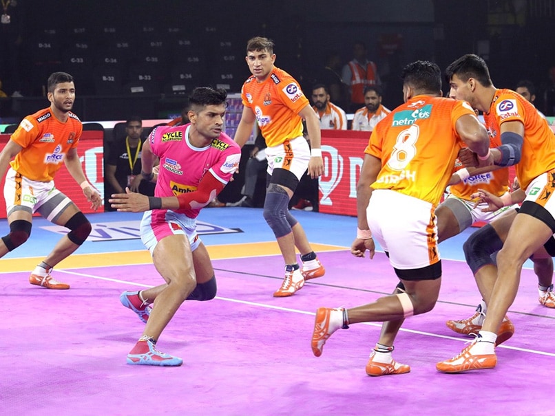 PKL 7: Jaipur Pink Panthers Beat Puneri Paltan 33-25 PKL 7: Jaipur Pink Panthers Beat Puneri Paltan 33-25