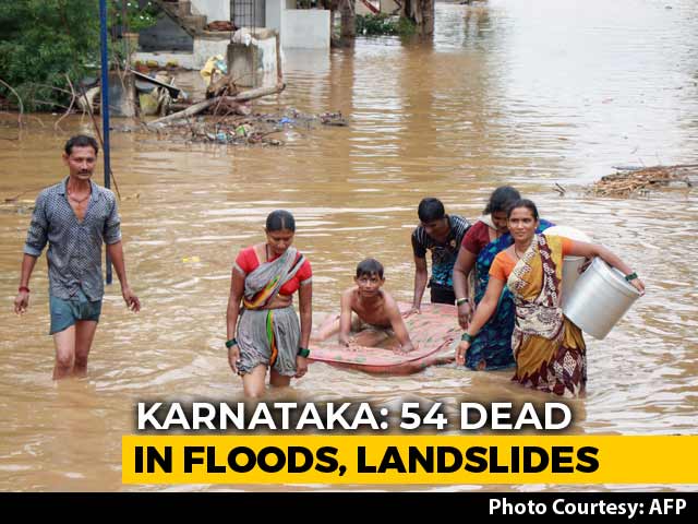 54 Dead, Lakhs Moved As Reduced Rain Predicted In Flood-Hit Karnataka